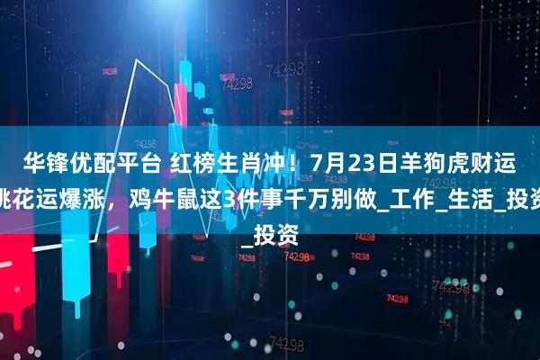 华锋优配平台 红榜生肖冲！7月23日羊狗虎财运桃花运爆涨，鸡牛鼠这3件事千万别做_工作_生活_投资